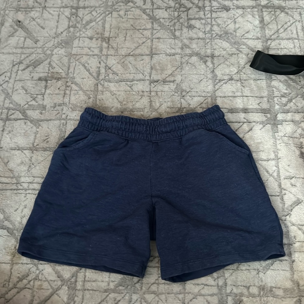 navy blue girls shorts size L(10/12)